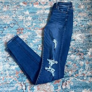 American Eagle Skinny Jeans Ripped Size 0
